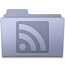 RSS Folder Lavender Icon 128x128 png